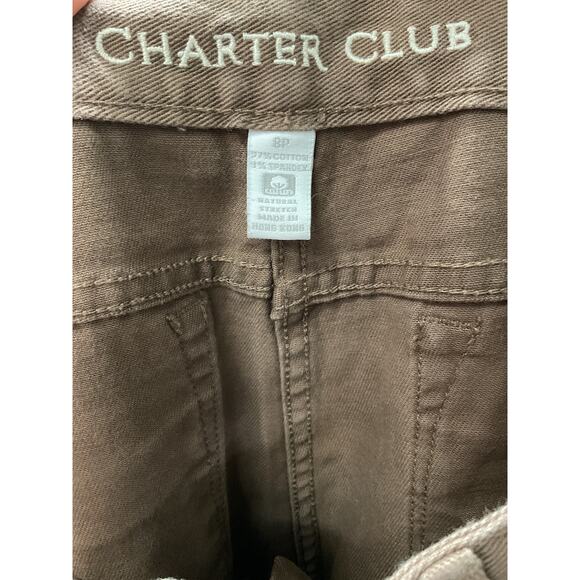 Charter Club Brown Straight Jeans - Picture 3 of 4